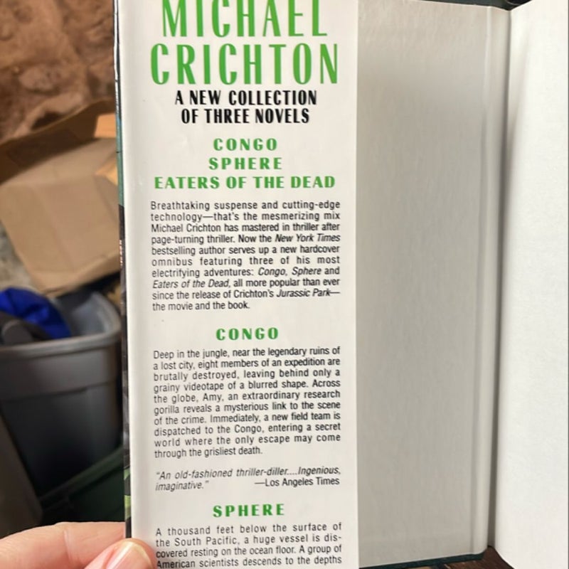 Michael Crichton: A New Collection of Three Complete Novels