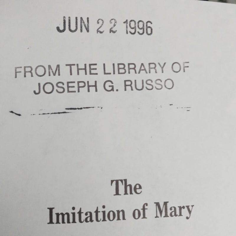 The Imitation of Mary 