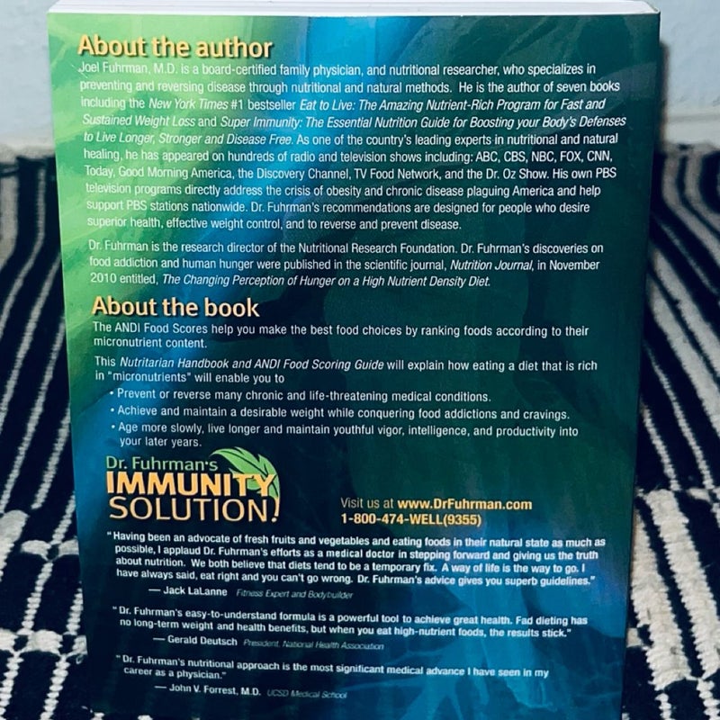 Nutritarian Handbook and Andi Food Scoring Guide