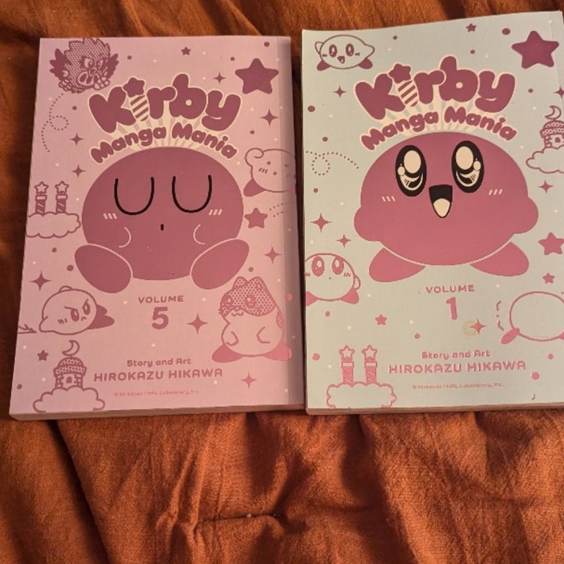 Kirby manga mania nintendo 1 & 5 