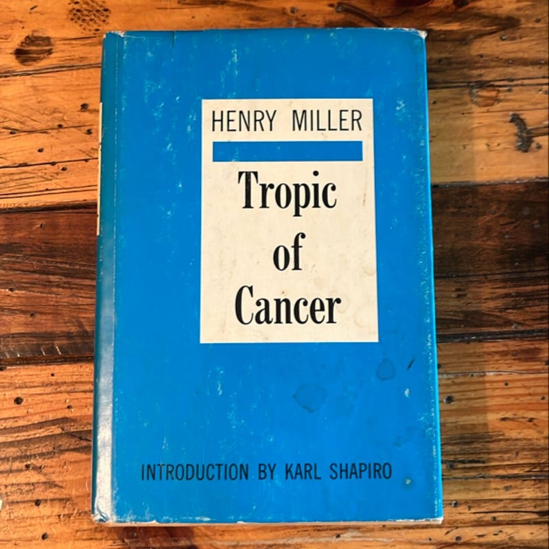 TROPIC OF CANCER 1961 HC DJ Excellent