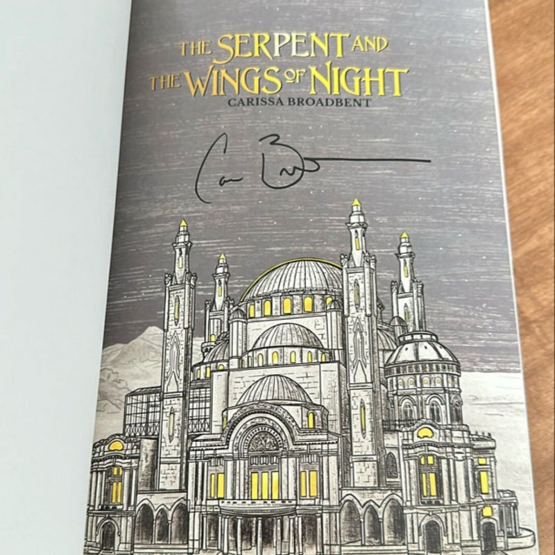 Bookish Box Special Edition of The Serpent and the Wings of Night