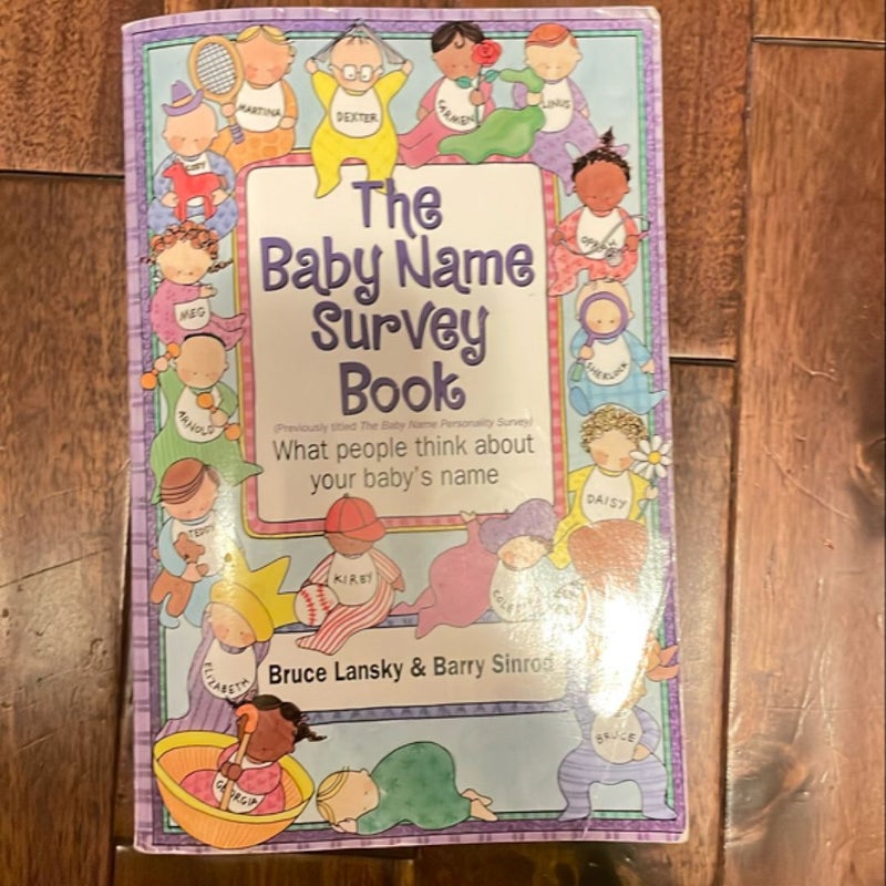 The Baby Name Survey Book