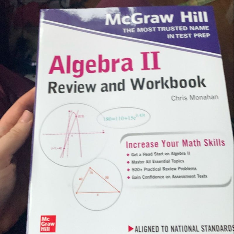 McGraw-Hill Education Algebra II Review and Workbook