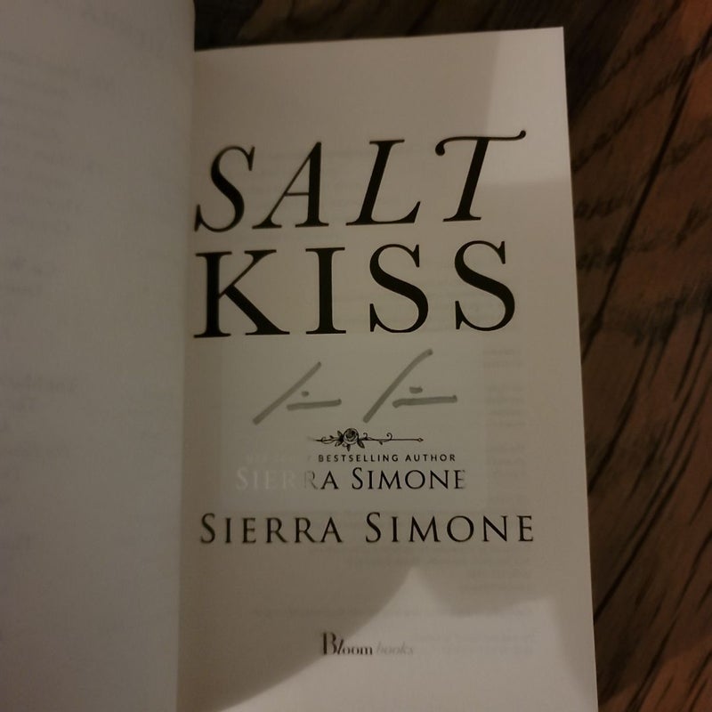 Salt Kiss - signed copy