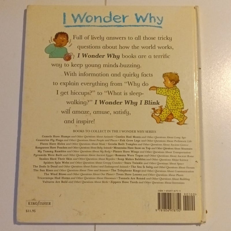 I Wonder Why I Blink     (B-0494)