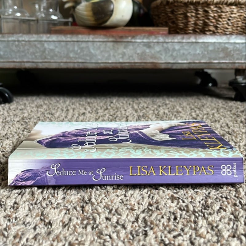 Seduce Me at Sunrise (UK trade book edition)