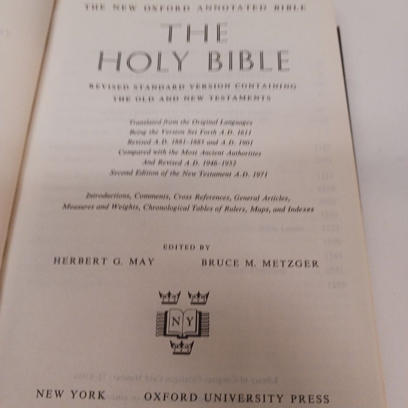 The New Oxford Annotated Bible