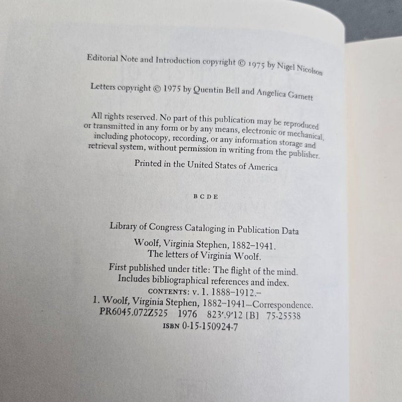 The Letters of Virginia Woolf