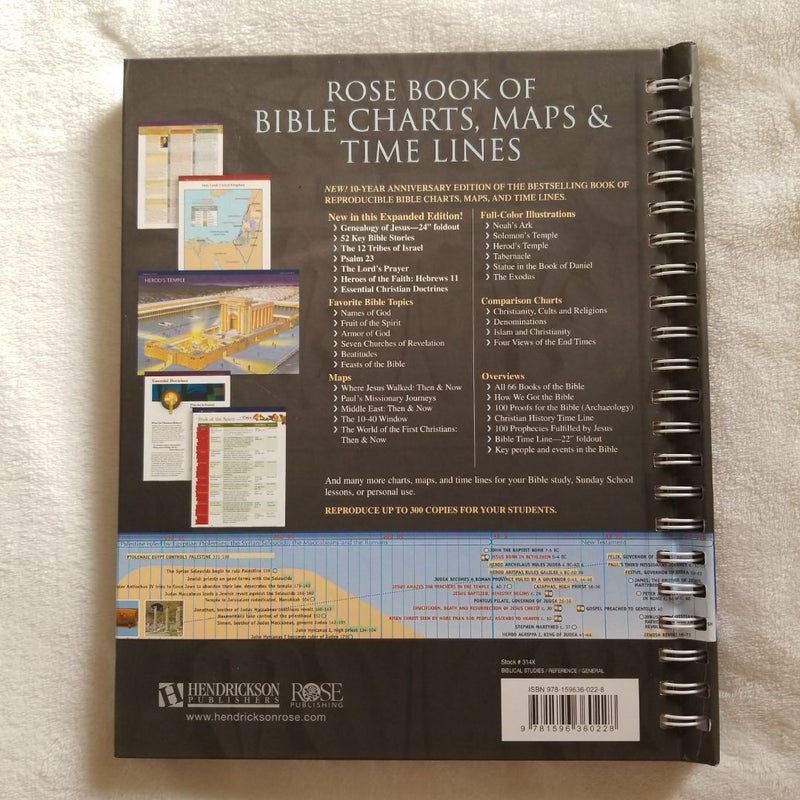 Rose Book of Bible Charts, Maps, and Time Lines