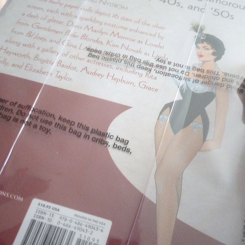 Golden Age of Hollywood Paper Dolls with Glitter!