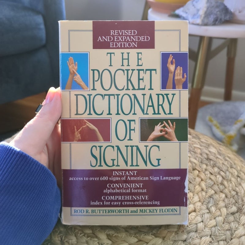 The Pocket Dictionary of Signing