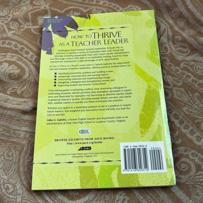 How to Thrive As a Teacher Leader