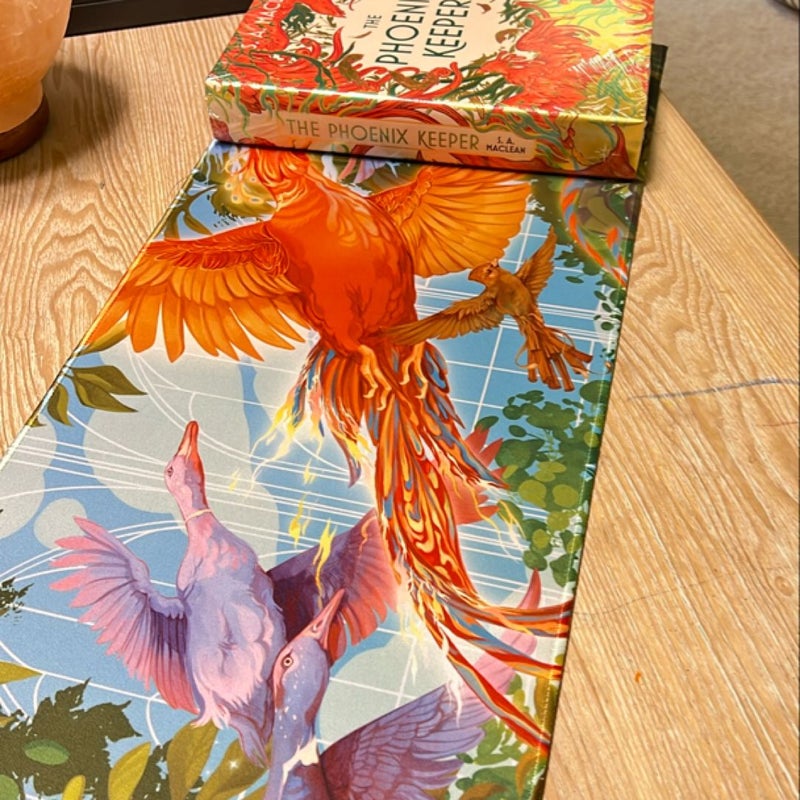 The Phoenix Keeper Illumicrate Special Edition & Desk Mat 