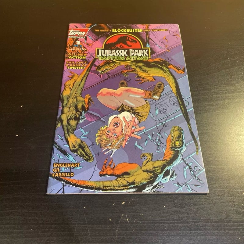 Jurassic Park Raptors Attack #1 - Topps Comic books