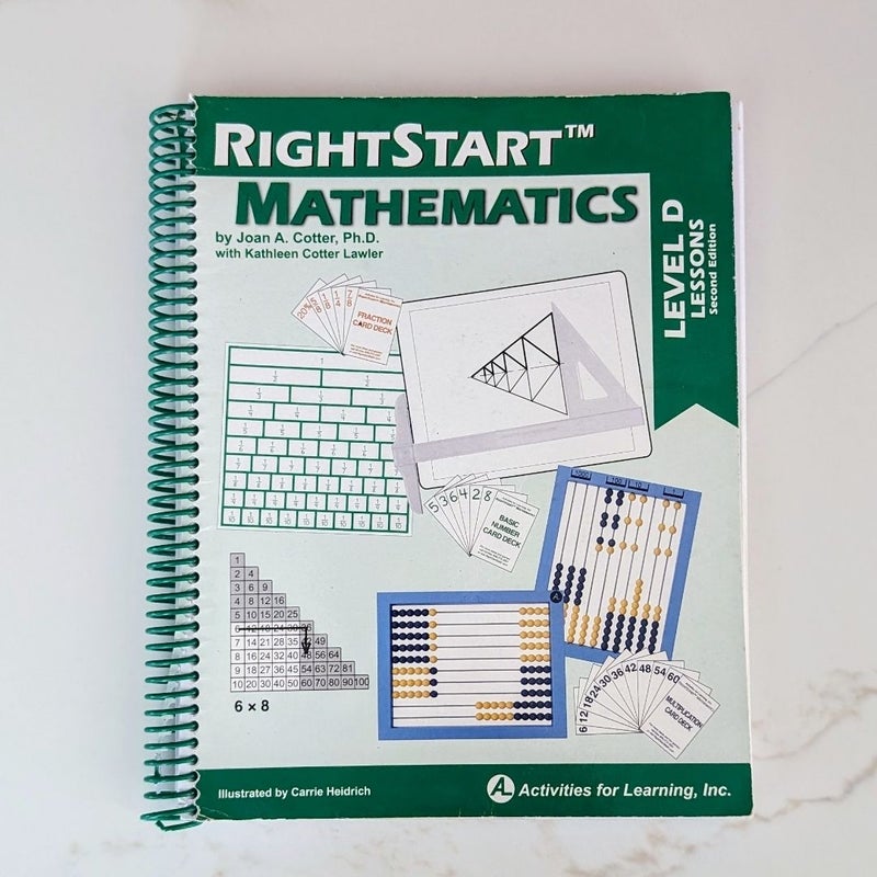 RightStart Mathematics Level D, 2nd Edition Teacher's Manual 