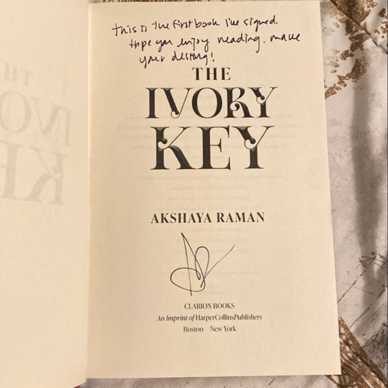 The Ivory Key Signed