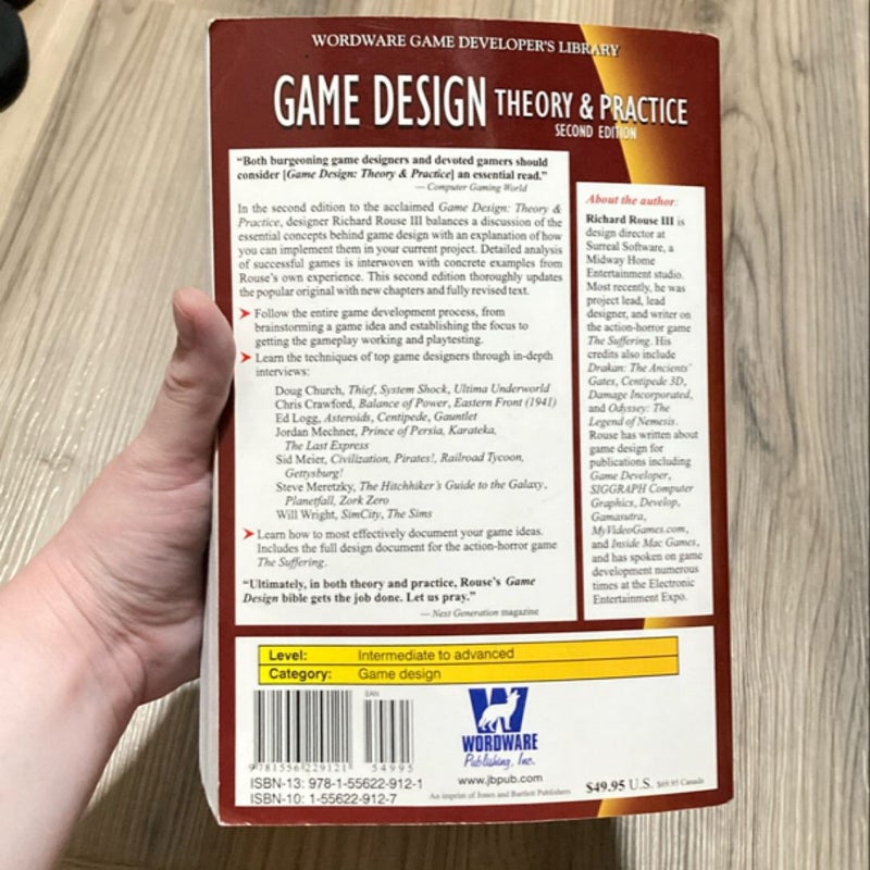 Game Design: Theory and Practice, Second Edition