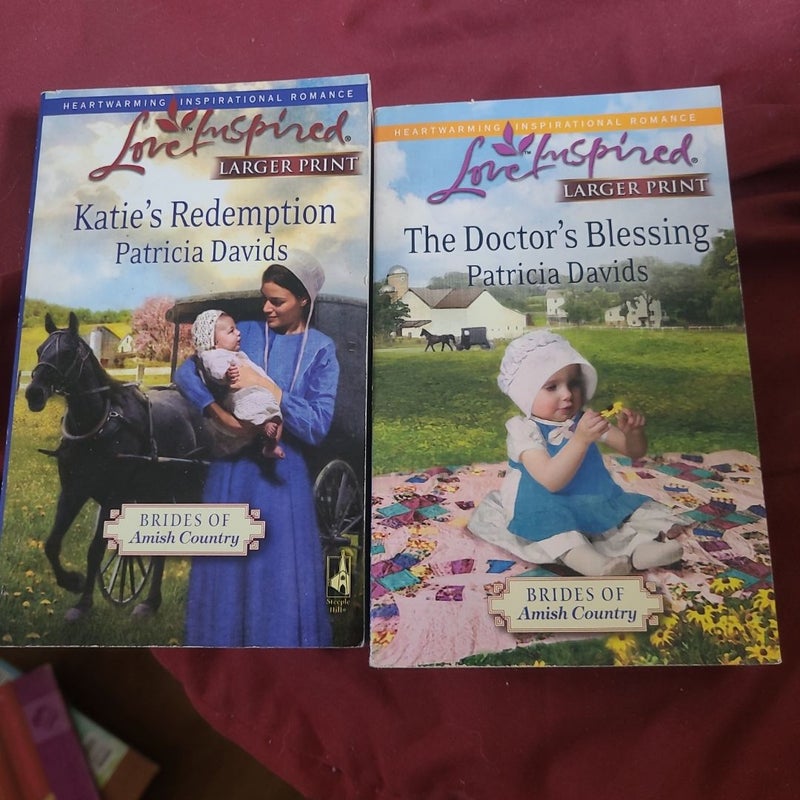 Love Inspired Brides of Amish Country Large Print Bundle