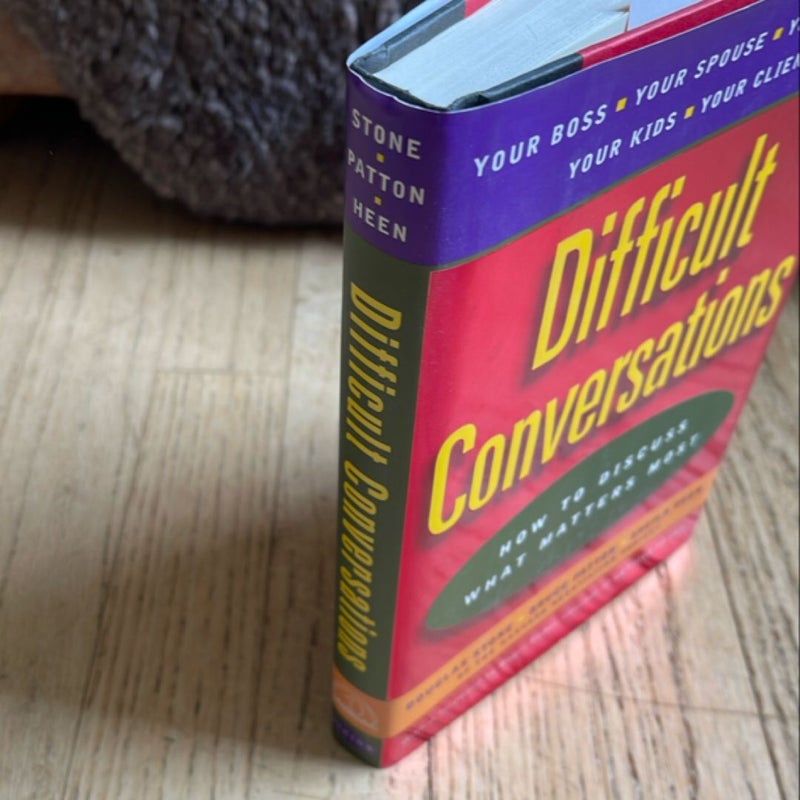 Difficult Conversations