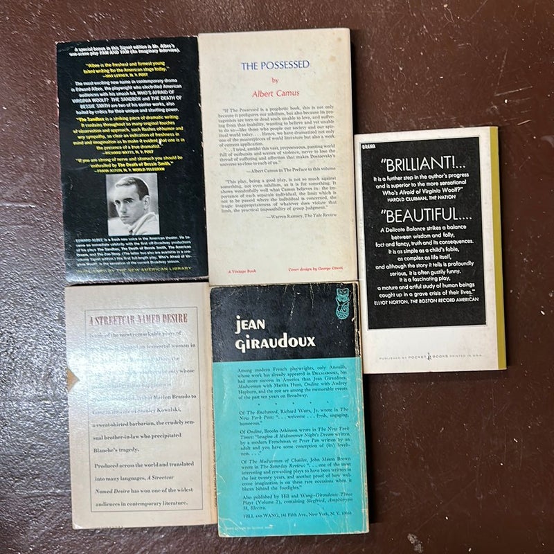 5 paperback plays 