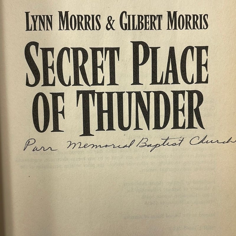 The Secret Place of Thunder