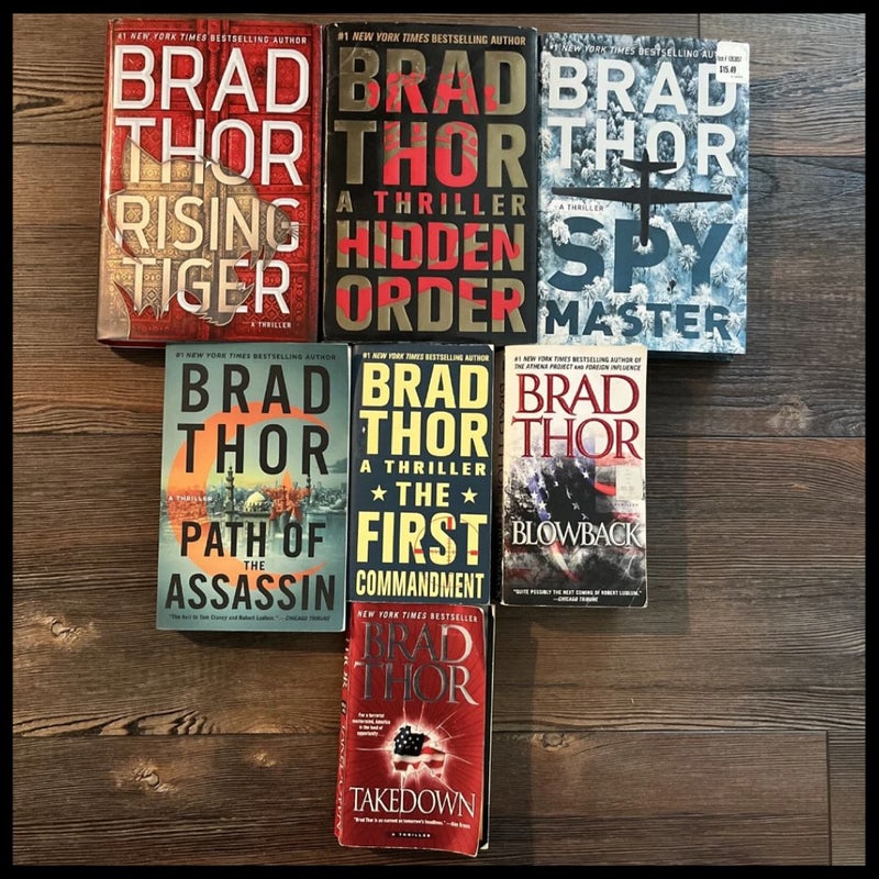 Brad Thor Lot Of 7 Hard & Softcover Books