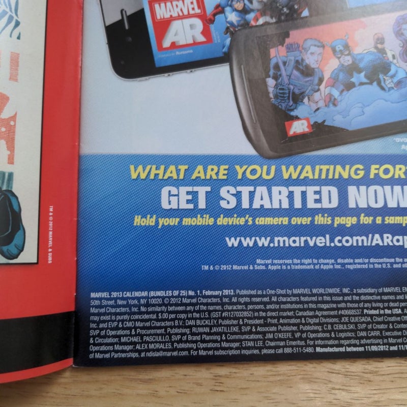 Marvel Now! 2013 Calendar 