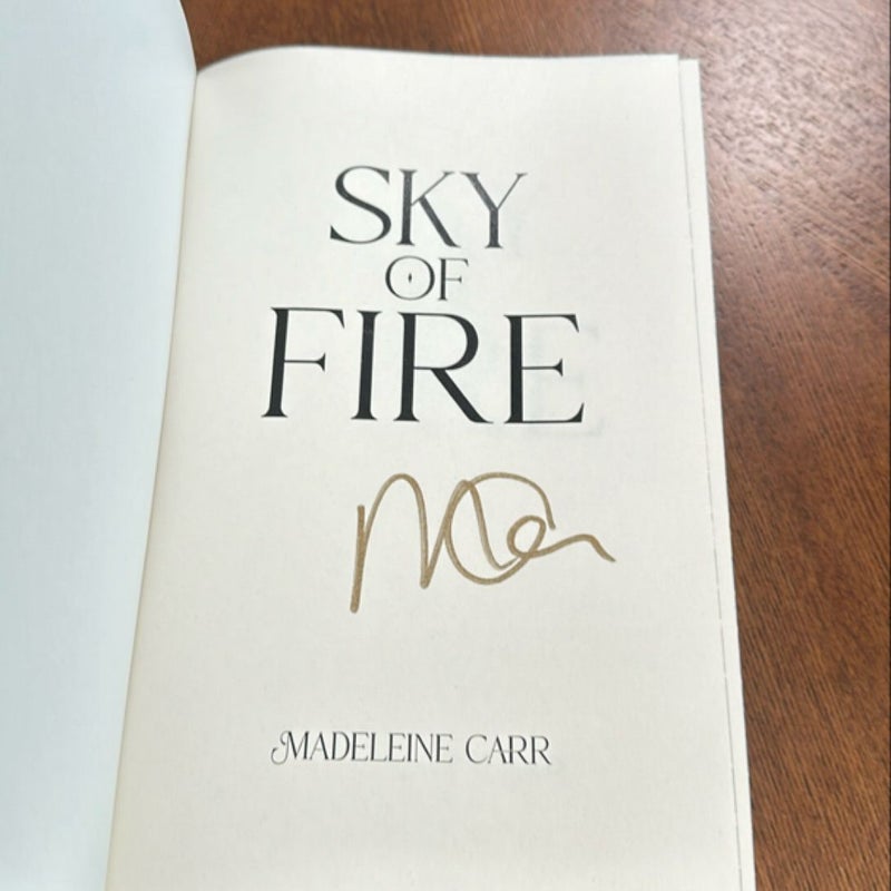 Sky of Fire - Page and Wick special edition