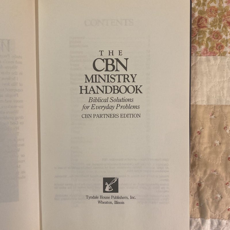 The CBN Ministry Handbook 