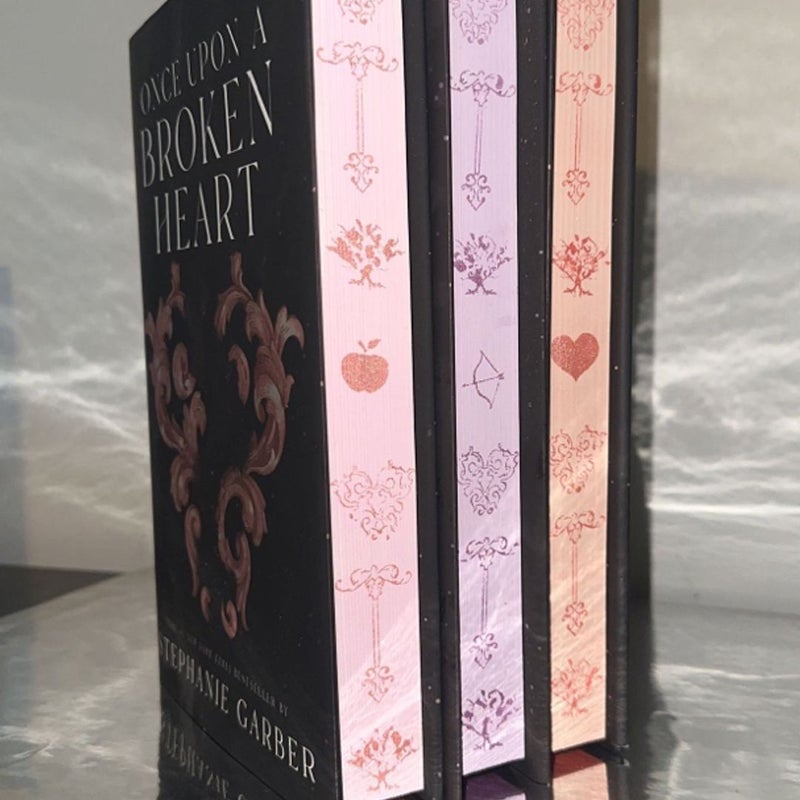 Once upon a Broken Heart Trilogy Custom Edges