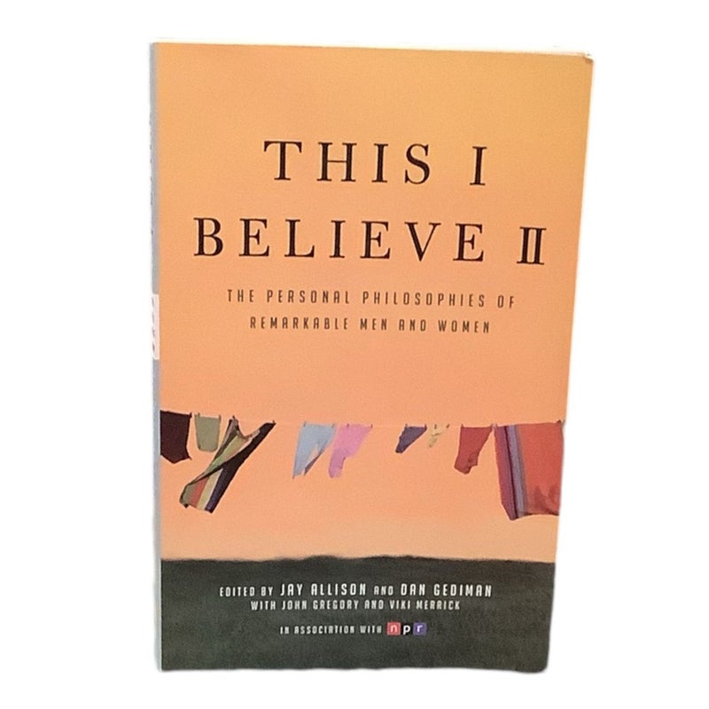 This I Believe II