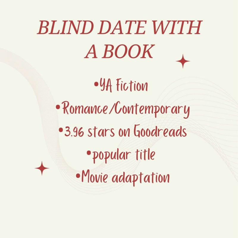 Blind date with a book +Goodies