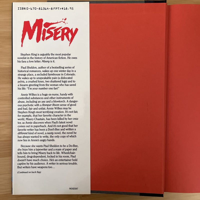 Misery (first edition & printing)