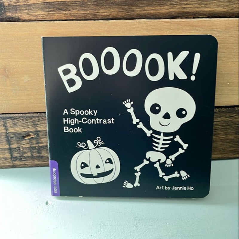 Booook! a Spooky High-Contrast Book