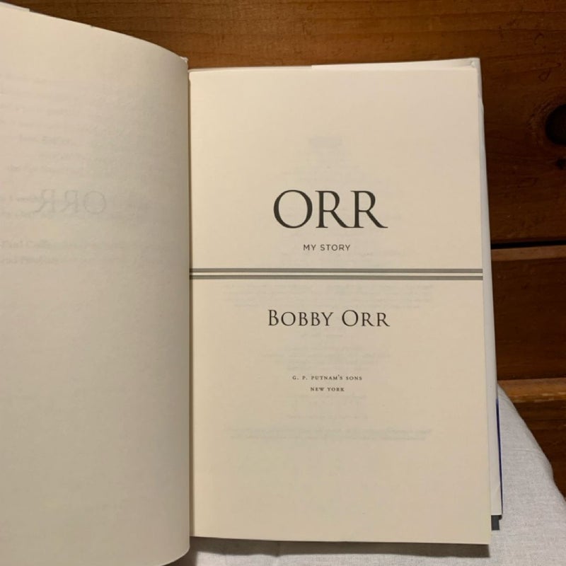 Orr (Inscribed 1st ed)