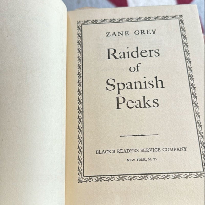 Raiders of the Spanish Sky, 1931