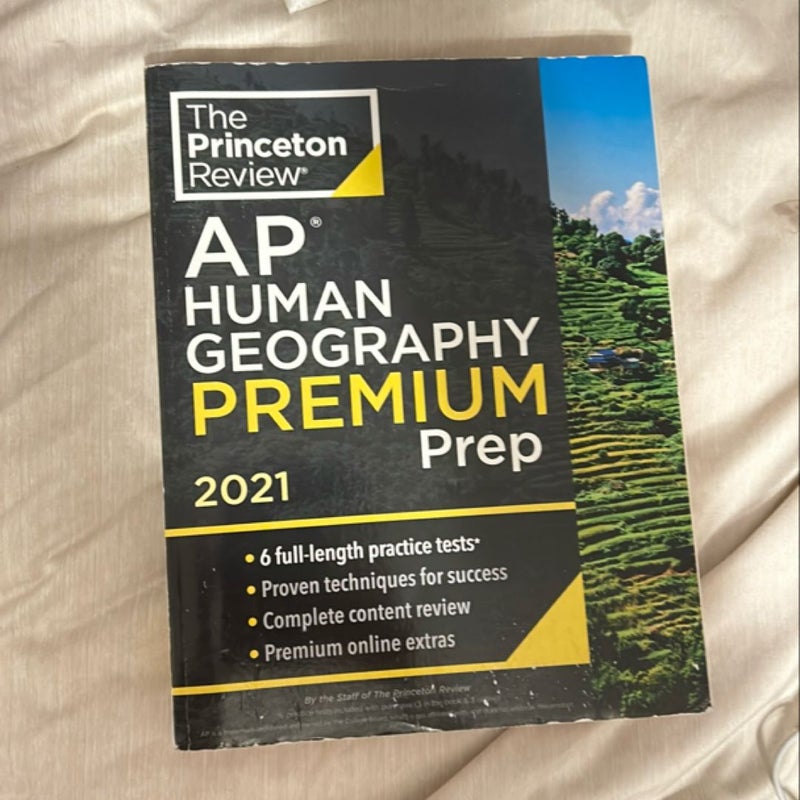 Princeton Review AP Human Geography Premium Prep 2021