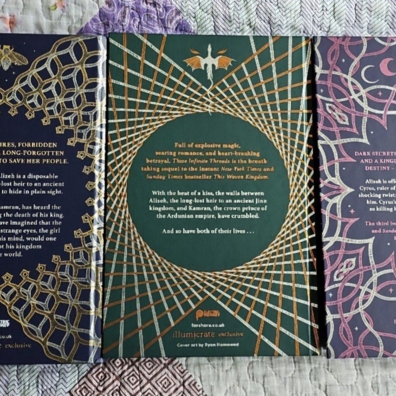 Illumicrate Edition of This Woven Kingdom Trilogy 