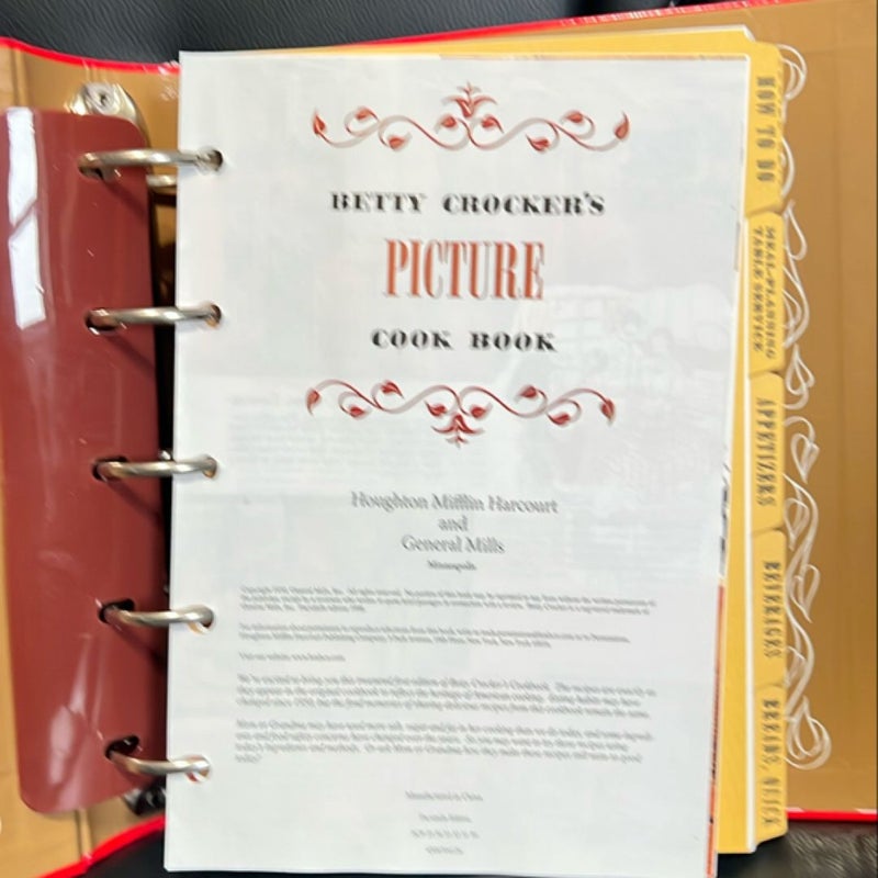 Betty Crocker's Picture Cookbook, Facsimile Edition