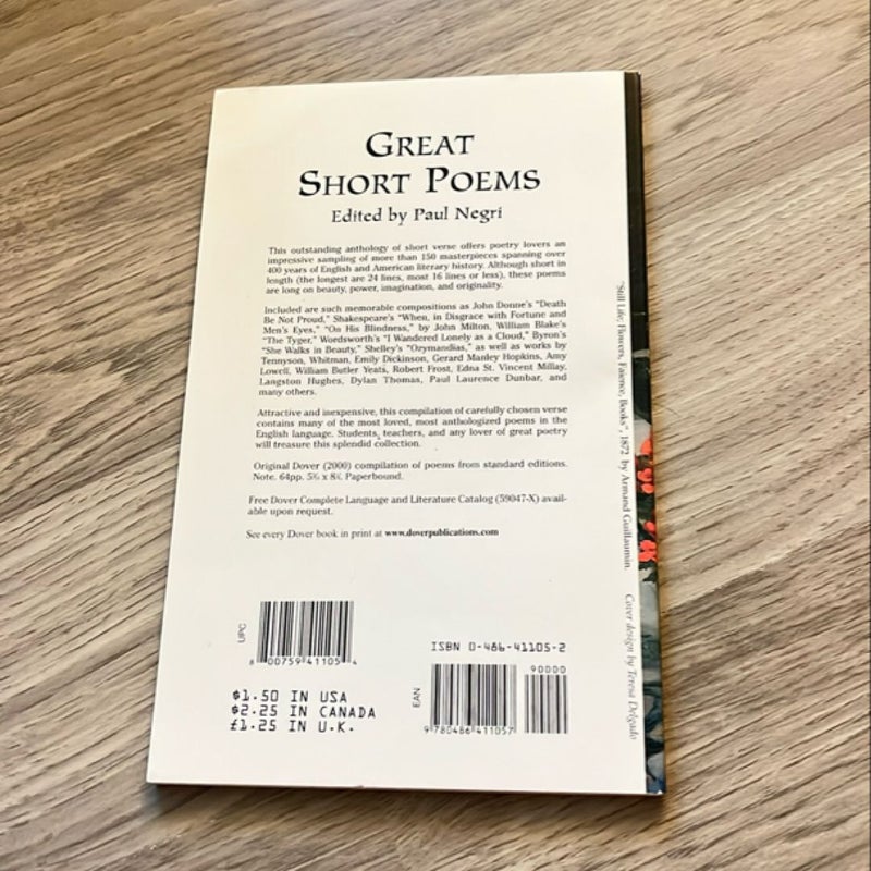 Great Short Poems