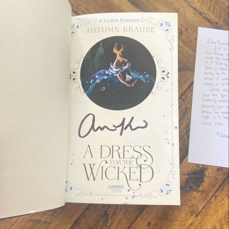 A Dress For The Wicked (Litjoy signed edition) 