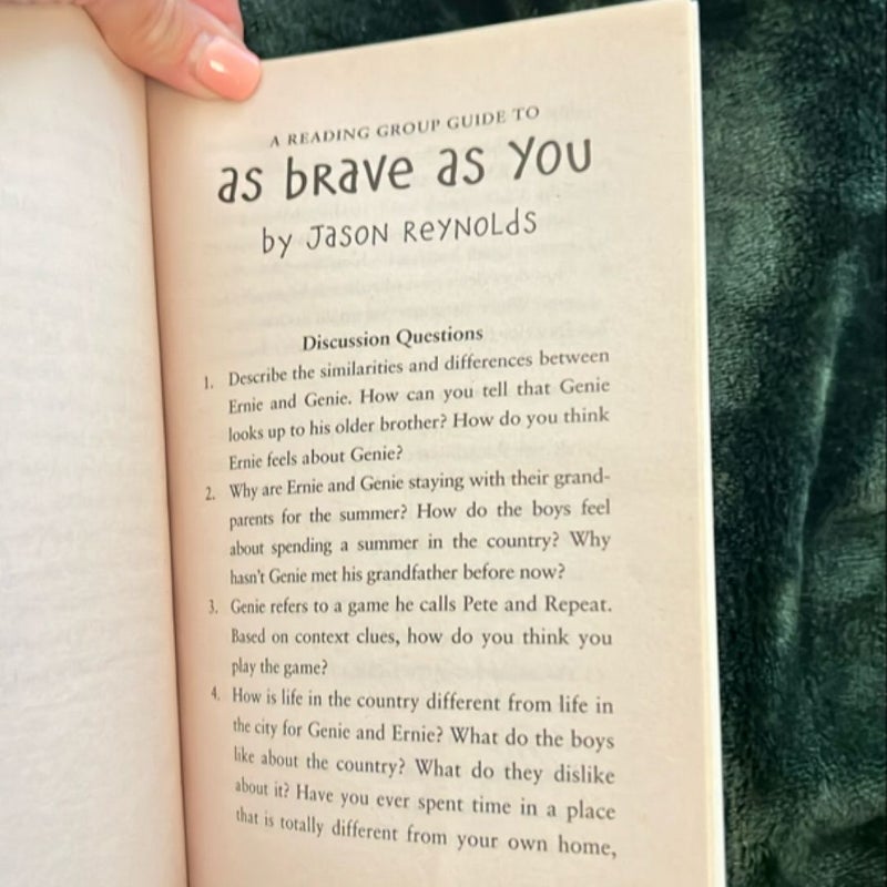 As Brave As You