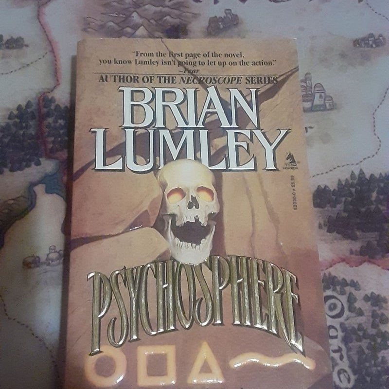 3 Brian Lumley Horror Book Lot Psychosphere, Necroscope 2,4 Vamphyri and Deadspeak 