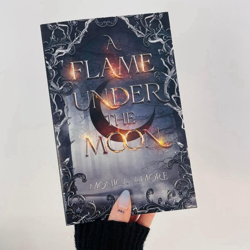 A Flame Under the Moon - Dark Fantasy Romance SIGNED COPY with book swag✨⚔️🔥