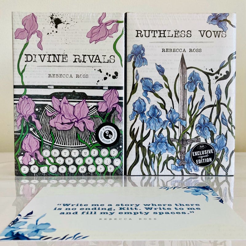 Owlcrate Divine Rivals Ruthless Vows SIGNED SEALED!