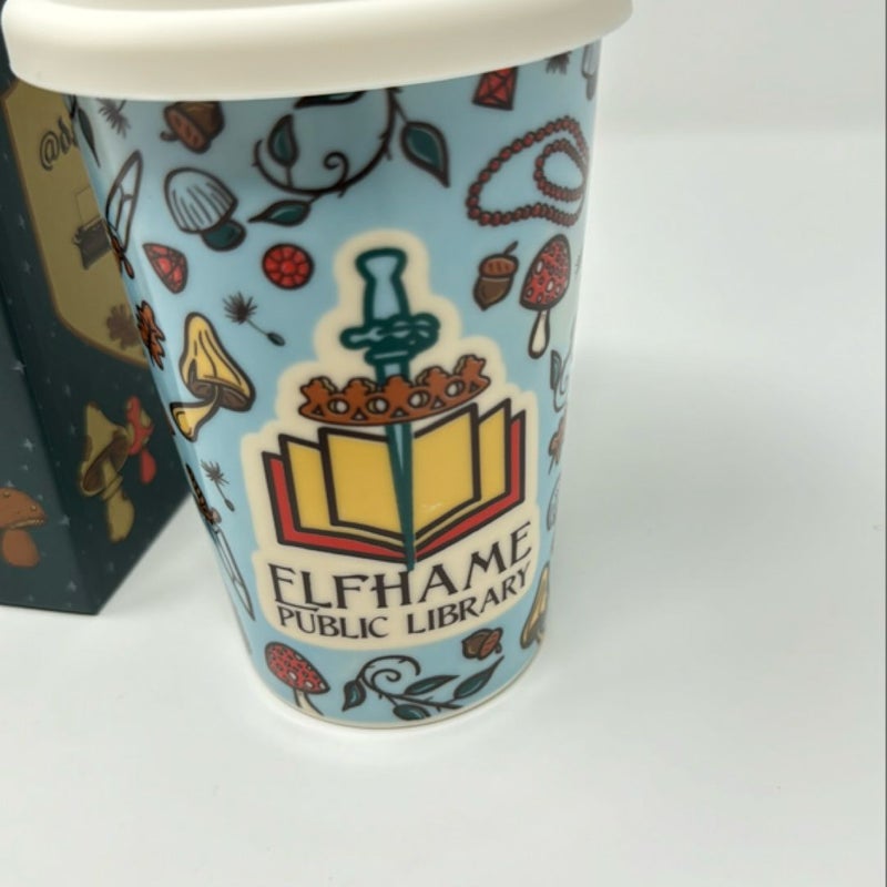 Elfhame library glass tumbler 