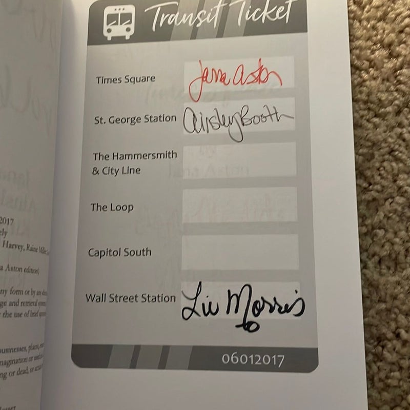 Love in Transit (Jana Aston Edition)l (OOP signed by 3 authors)