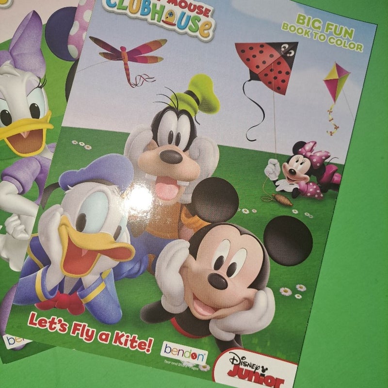 Mickey and Minnie Mouse Coloring Books 