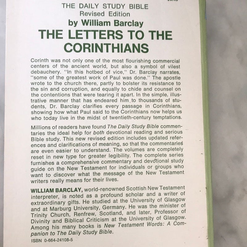 The Letters to the Corinthians